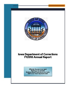 IDOC FY2018 Annual Report - Iowa Publications Online